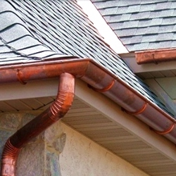 Copper Gutter Installed by Huuso
